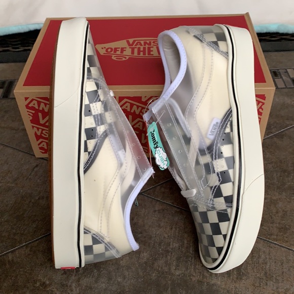 VANS COMFYCUSH SLIP-SK CHECKERBOARD BLACK/WHITE WM - Picture 6 of 13